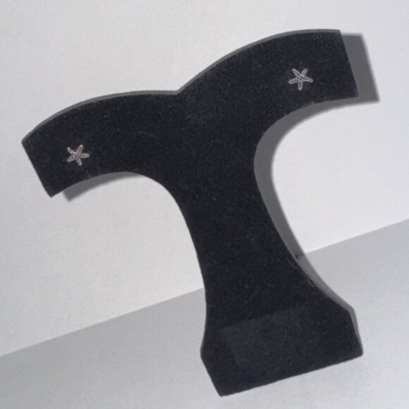 Sterling Silver Starfish Post Earrings - Picture 9 of 11